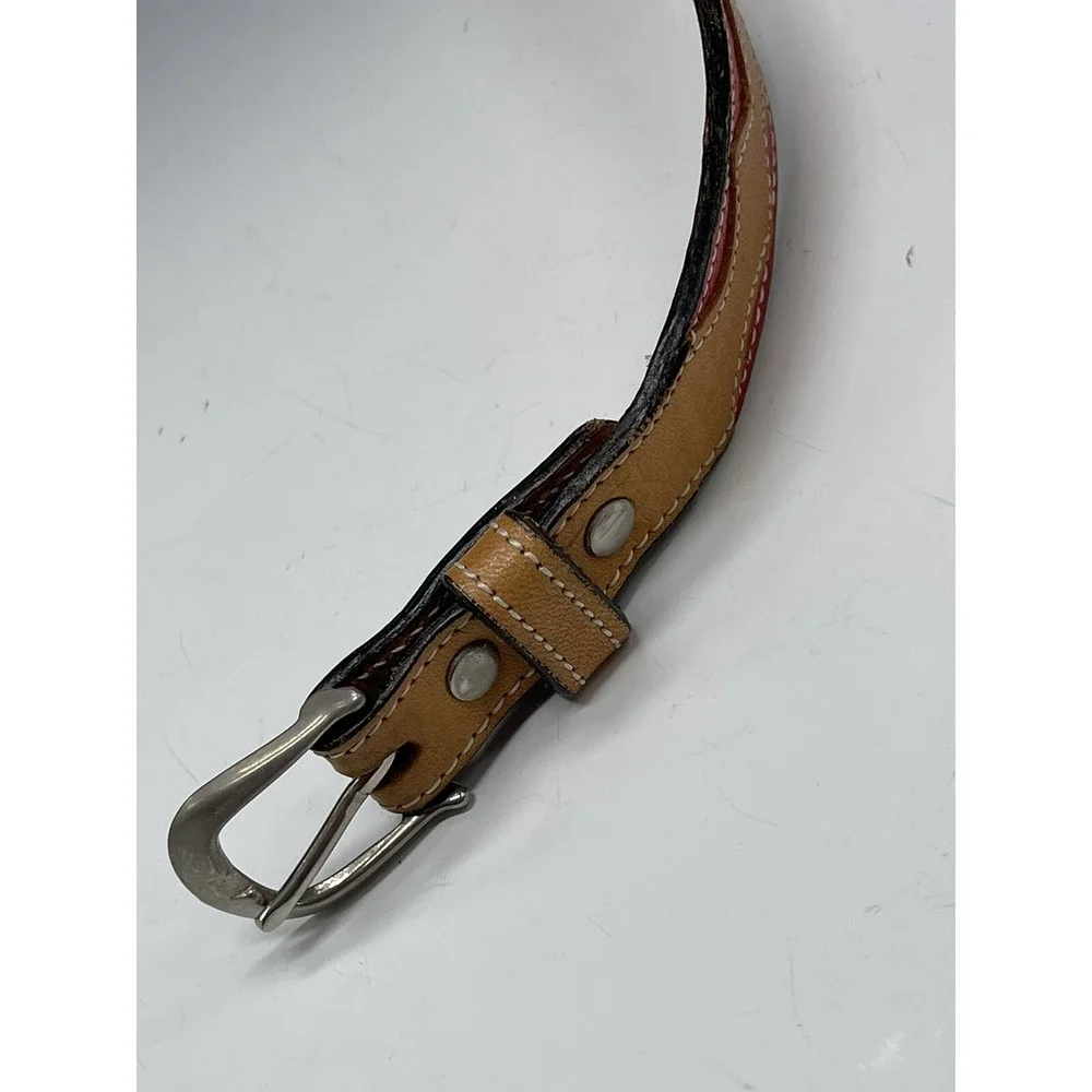 Janie Fricke Collection by circle Y Leather SM‎ Belt Vintage 80's Rodeo Snake